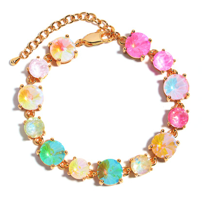 Cotton Candy Charm Gemstone Necklace