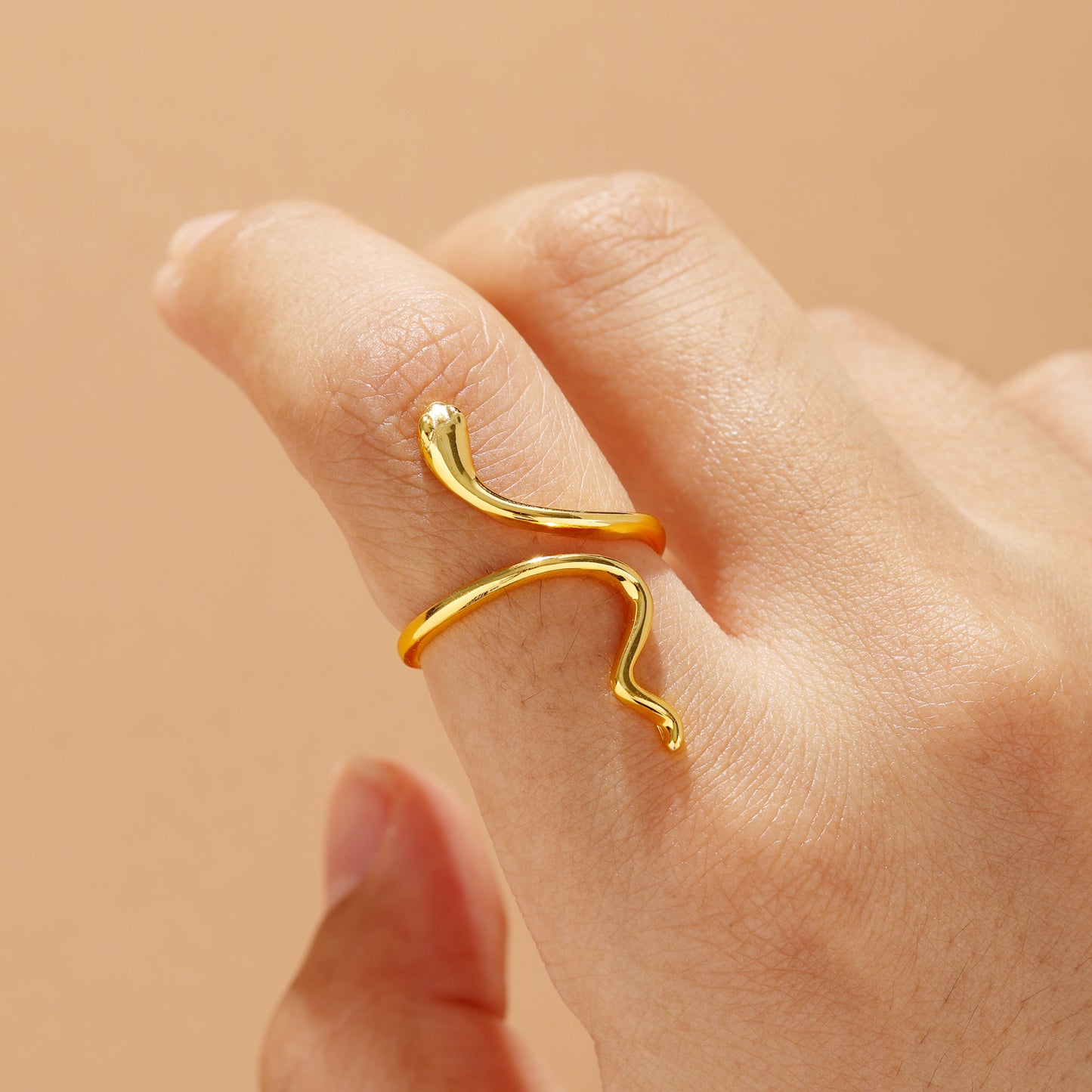 S925 Snake Ring