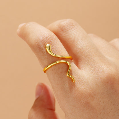 S925 Snake Ring