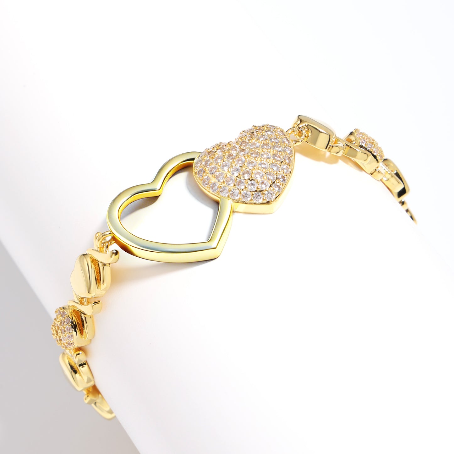 Entwined Hearts XO Bracelet