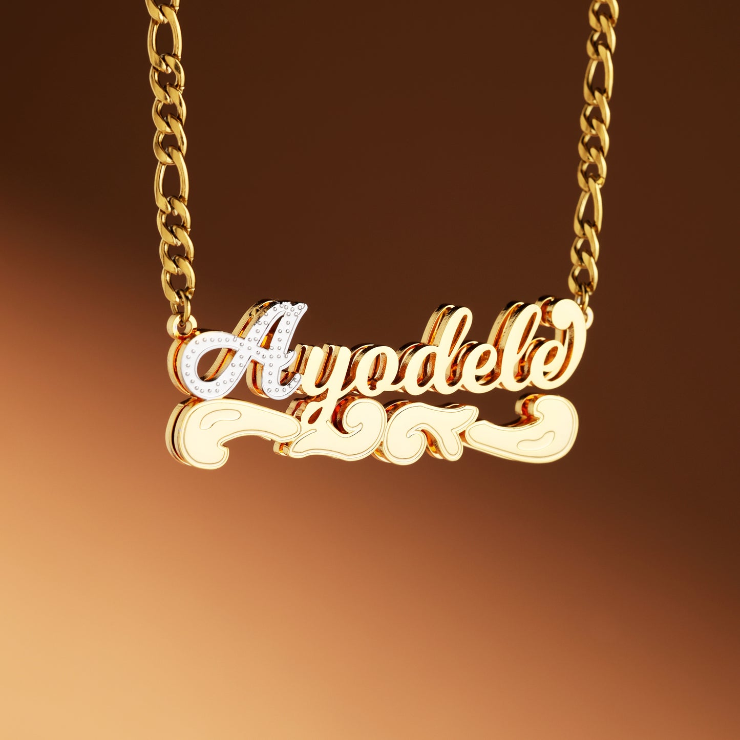 Vintage Style Name Necklace