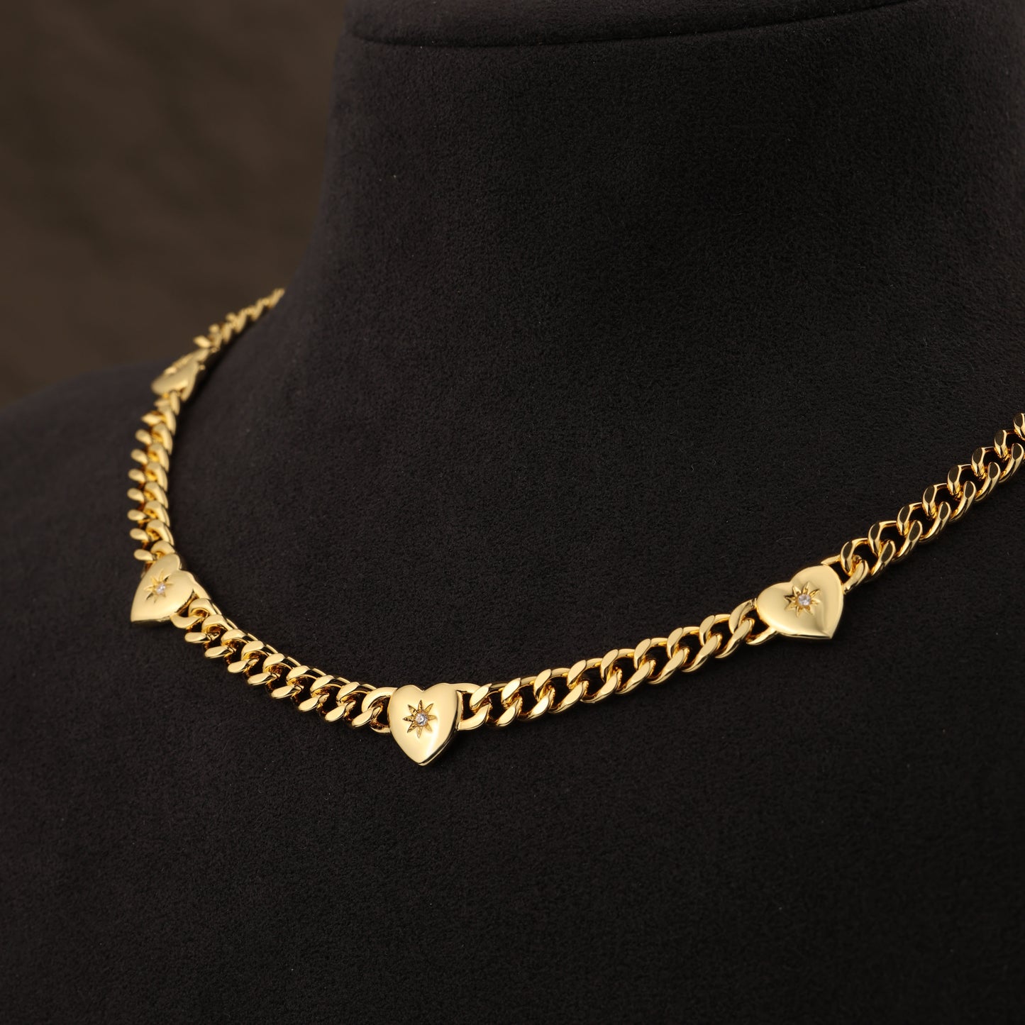 Heart-Linked Legacy: Diamond Cuban Chain Necklace