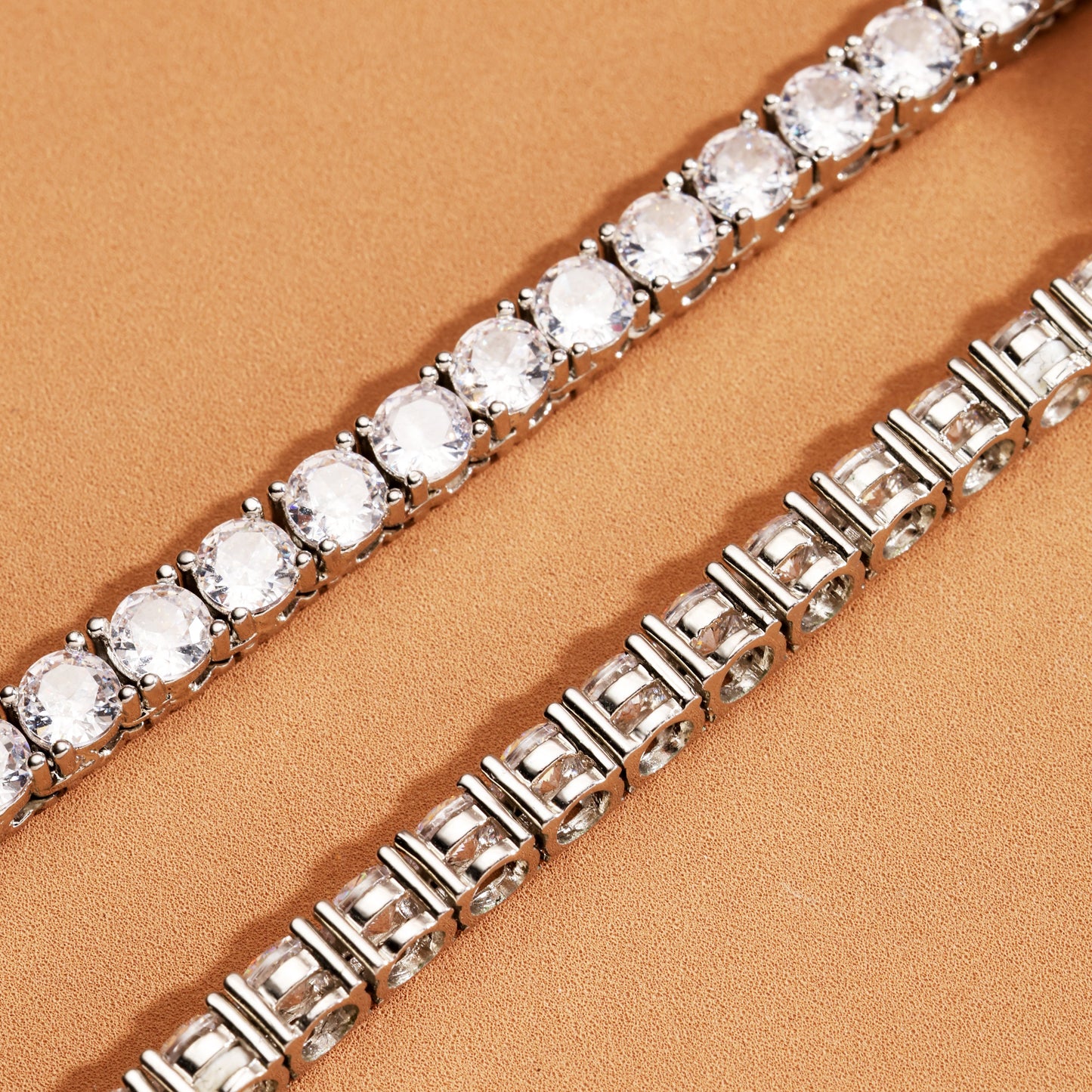 5MM 925 Silver Moissanite Tennis Chain