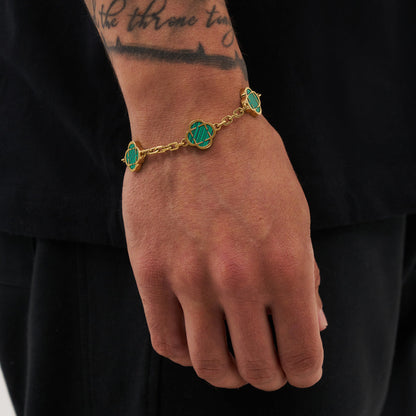 Malachite Gemstone Bracelet