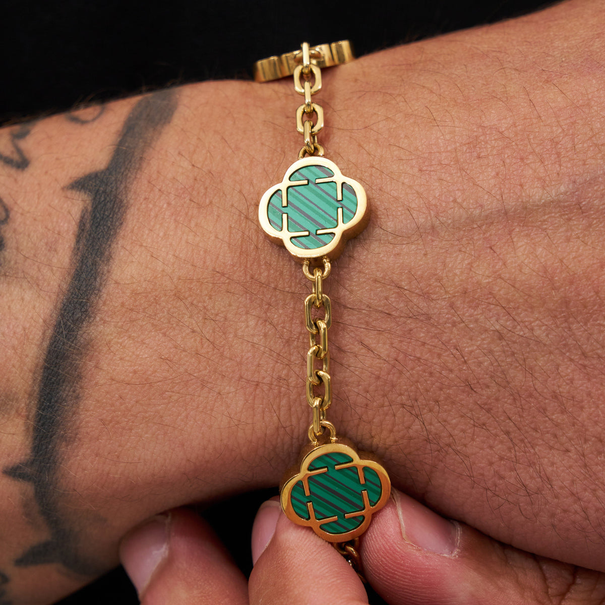Malachite Gemstone Bracelet