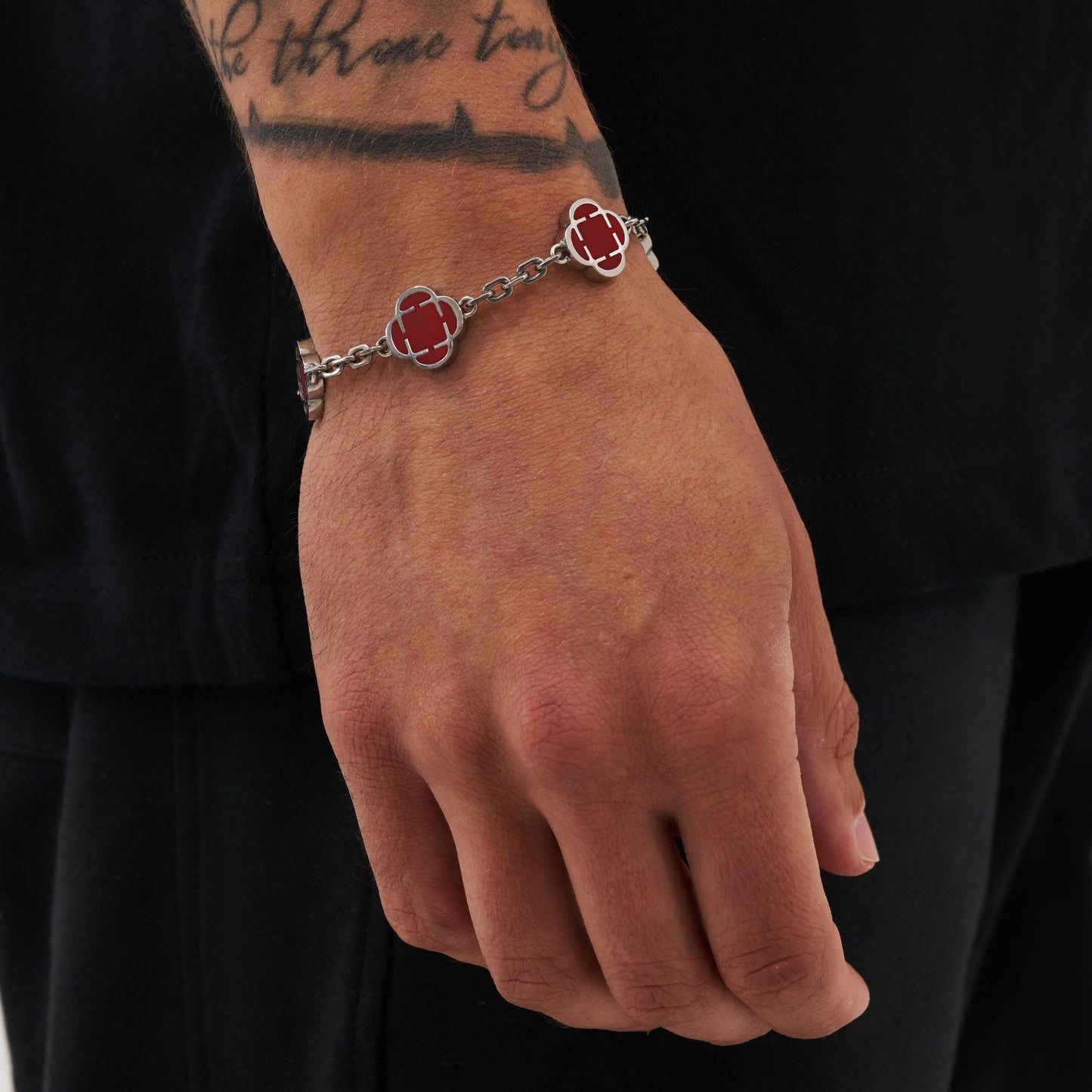 Red Coral Gemstone Bracelet