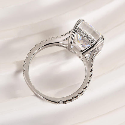 Excellent Split Shank Cushion Engagement Ring