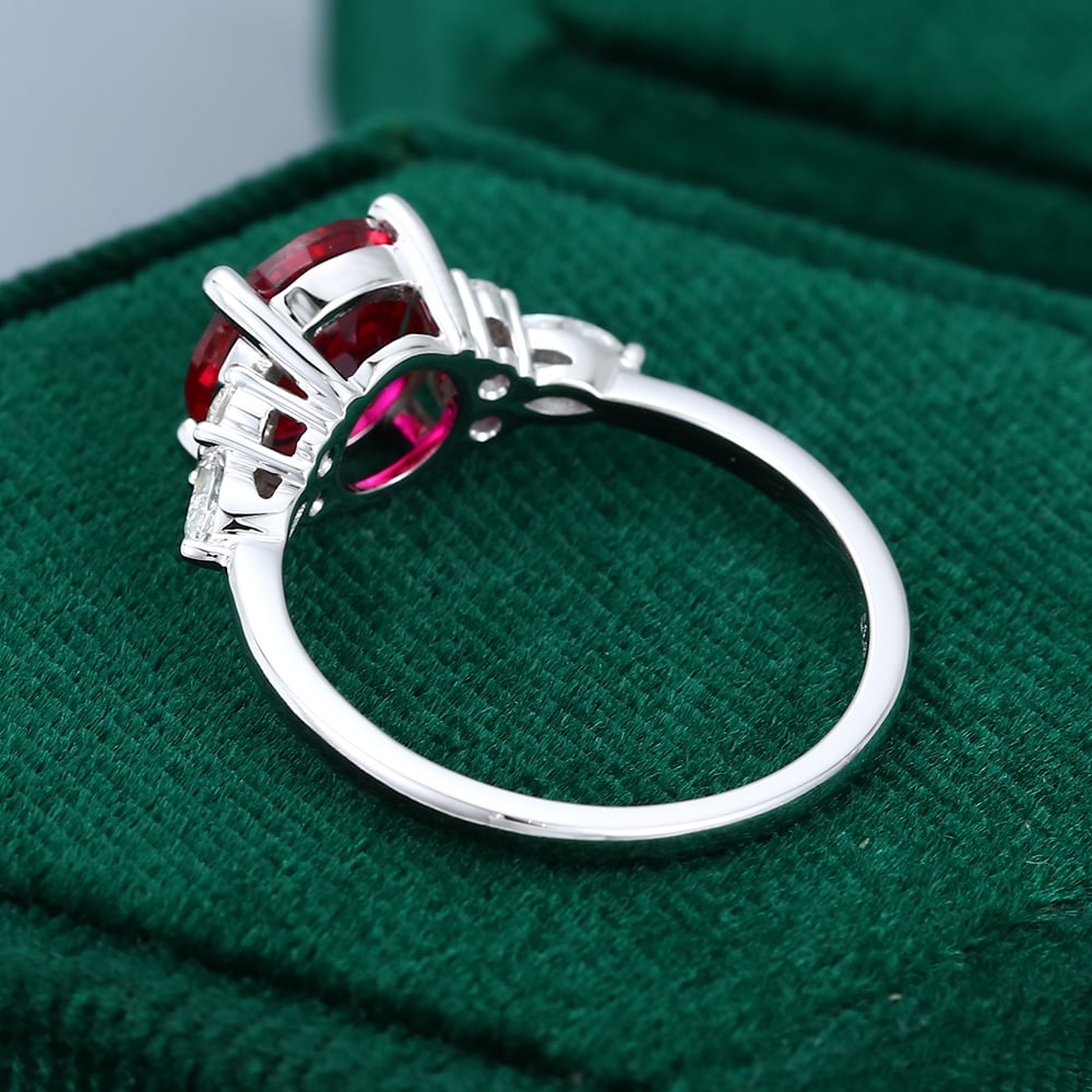 Lab Ruby Promise Ring