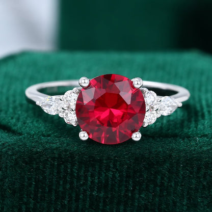 Lab Ruby Promise Ring