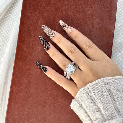 Two-Piece New Heart Ring Set