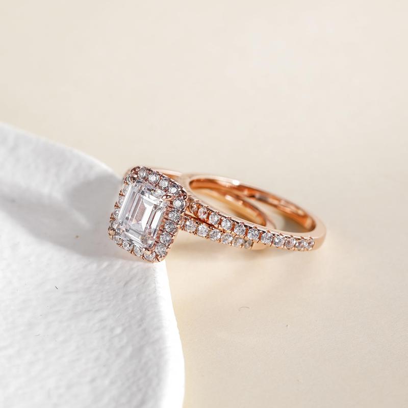 2CT Bridal Ring Set Engagement Rings