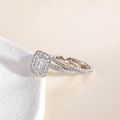 2CT Bridal Ring Set Engagement Rings