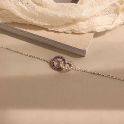 Custom Eternity Birthstone Bracelet