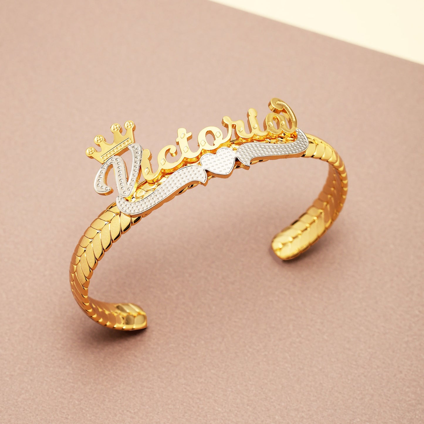 Crown Name Bracelet