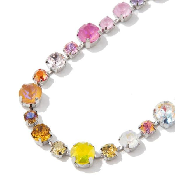 Sweet Macaron Rainbow Gemstone Necklace – iceyqueen