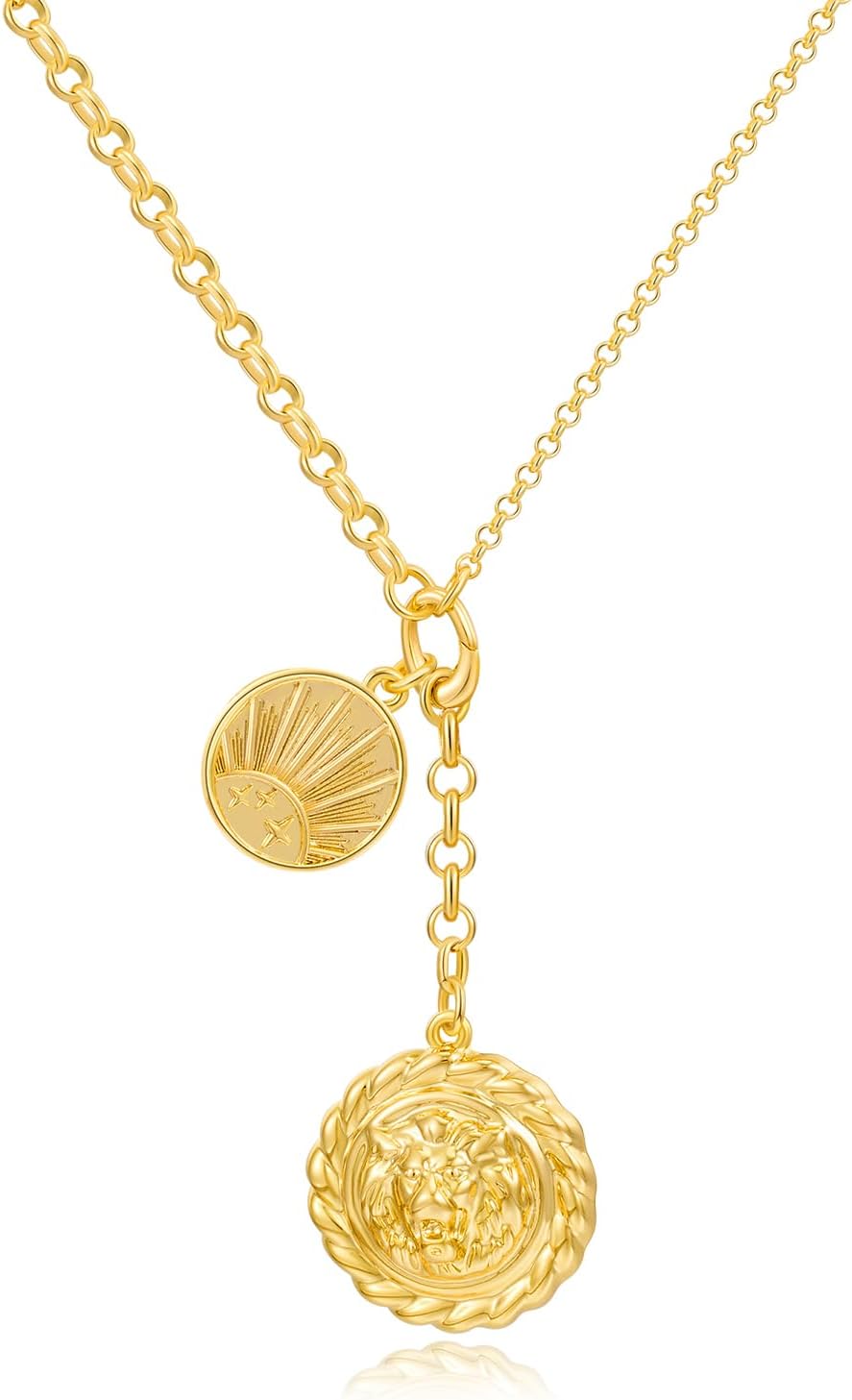 Bold Heart Statement Necklace: Chunky Gold Chain & Pendant