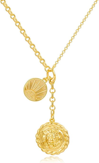 Bold Heart Statement Necklace: Chunky Gold Chain & Pendant