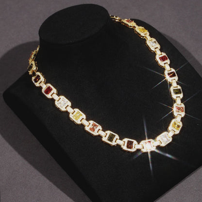Hue Horizon Gemstone Necklace
