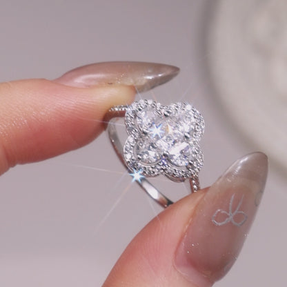 1.3ct D VVS1 Color Synthetic Moissanite Ring for Women