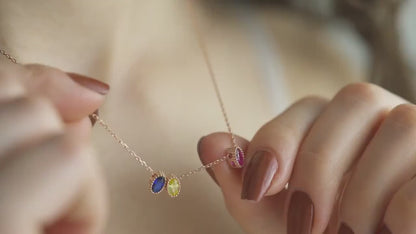 Personalized Birthstone Charms - Design your Necklace