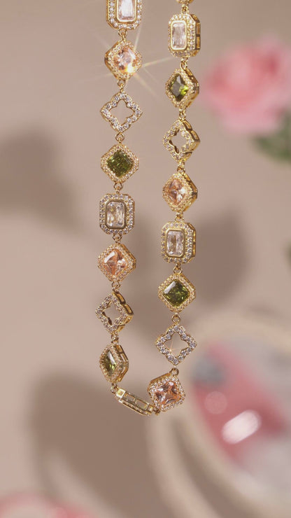 Fresh Harmony Gemstone Necklace Set