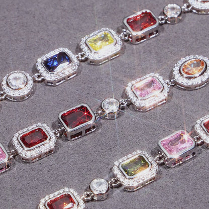 Charming Multicolor Gemstone Necklace