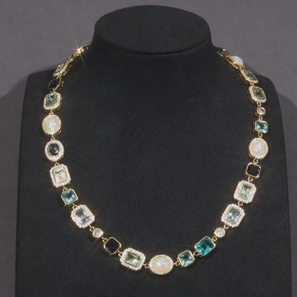 Blue Gemstone Solstice Necklace